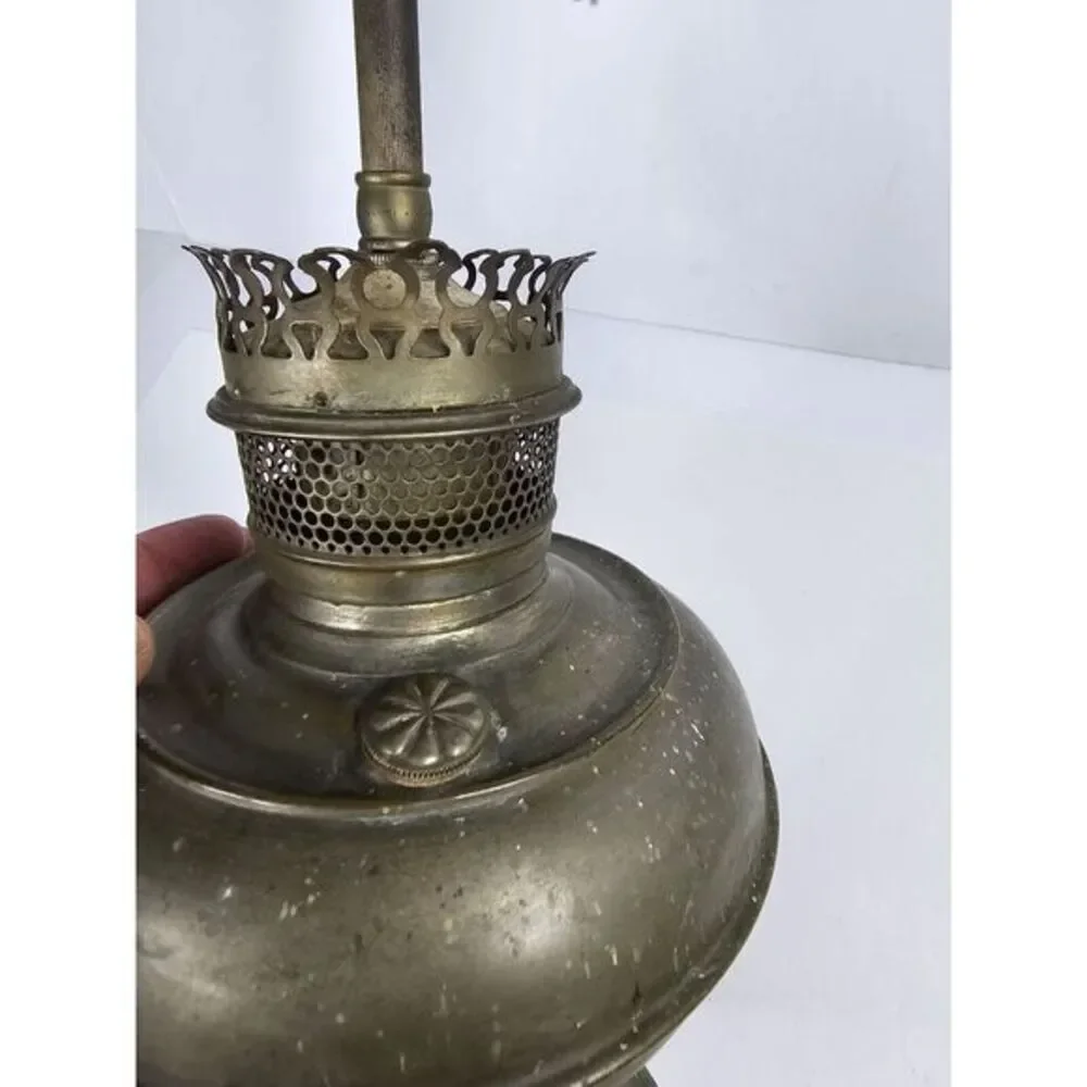 Collectable Vintage Antique Aladdin Oil Lamp Converted Electric Light Vtg Rare‎